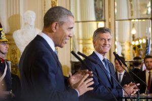 Barack Obama e Mauricio Macri.
